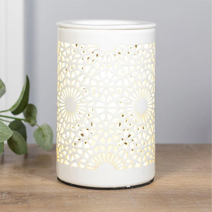 Something Different Wholesale Oil burner Lace Cut Out Electric Oil Burner OB_71338