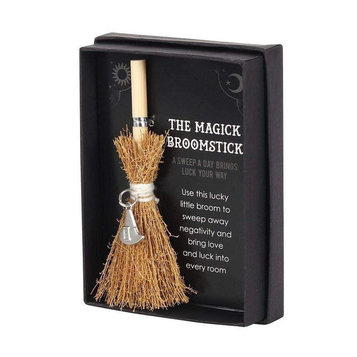 Something Different Wholesale Ornament Witch Hat Mini Magick Broomstick FI_29431