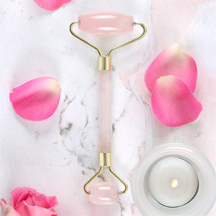 Something Different Wholesale Rose Quartz Dual Ended Face Roller CE_15538