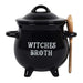 Something Different Wholesale Soup Bowl Witches Broth Cauldron Soup Bowl with Broom Spoon FI_58538