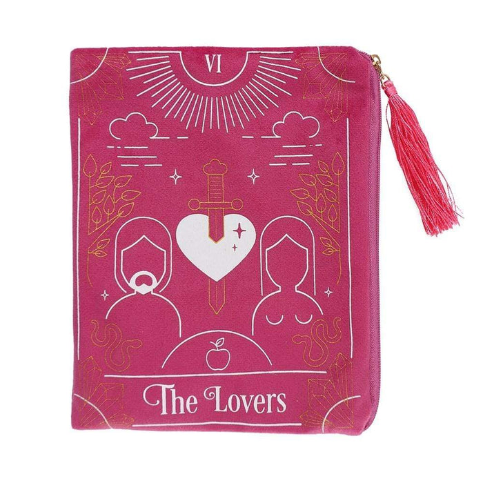 Something Different Wholesale Tarot Cards The Lovers Tarot Card Zippered Bag FT_54430