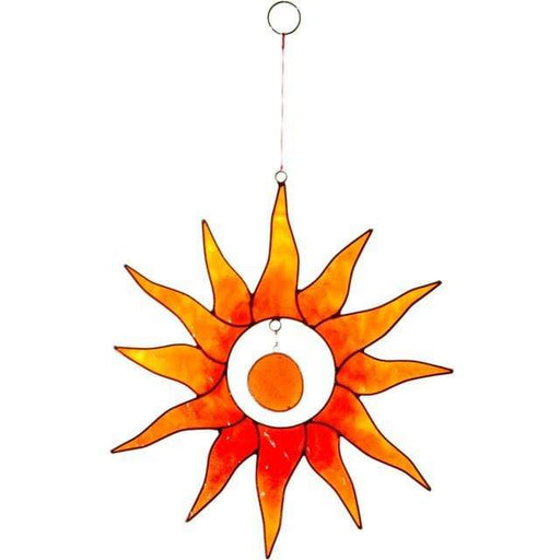 Something Different Wholesale Windchime Orange Sun Suncatcher SC_00315