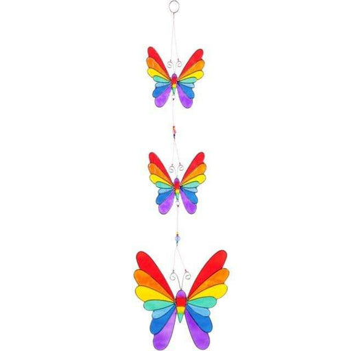 Something Different Wholesale Windchime String Of Butterflies Suncatcher SC_02715