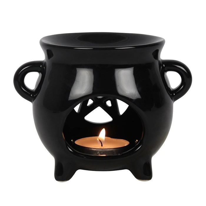 something different wholsale Oil burner Pentagram Cauldron Oil Burner FI_07831