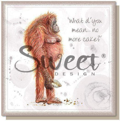 Sweet Design Greeting Card No more cake Card SEC023