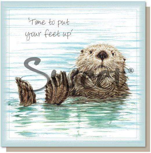 Sweet Design Greeting Card Time to put your feet up Card SEC025