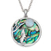 TALBOT FASHIONS LLP Jewellery Paua Shell & Mother Of Pearl Moon Gazing Hare Necklace TJ618