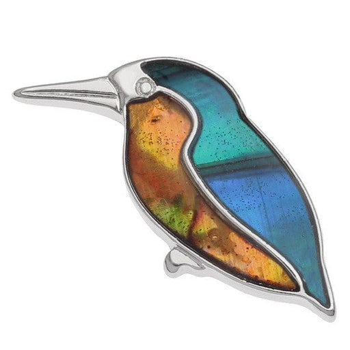TALBOT FASHIONS LLP Jewelry Shell Kingfisher Pin badge TJ362