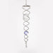 TWS TRADING (SPIN ART) LTD Hanging Crystal Crystal Tail Spiral Silver/Purple CTSP0806