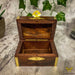 Verma Enterprises Trinket Box Elephant Wooden Box with Brass Inlay 20 NWB