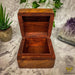 Verma Enterprises Trinket Box Flower Wooden Box With Brass Inlay CI-8704