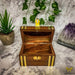 Verma Enterprises Trinket Box Wooden Money Chest With Brass Inlay RP-121