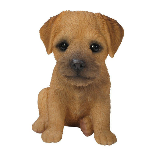 Vivid Arts Puppy Figurine Border Terrier Puppy Pet Pals Home or Garden Decoration Border Terrier Pup