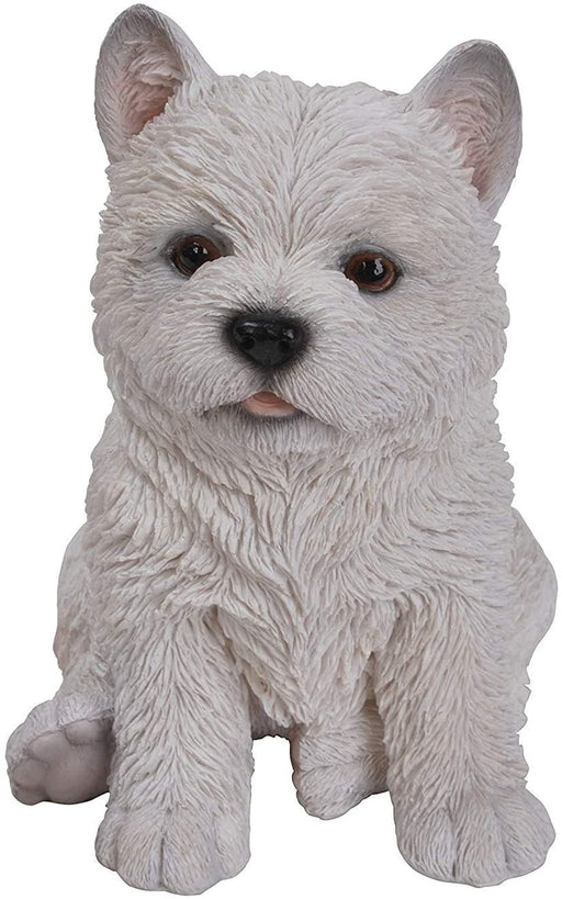 Vivid Arts Puppy Figurine Westie Puppy Pet Pals Home or Garden Decoration PP-WHTR-F