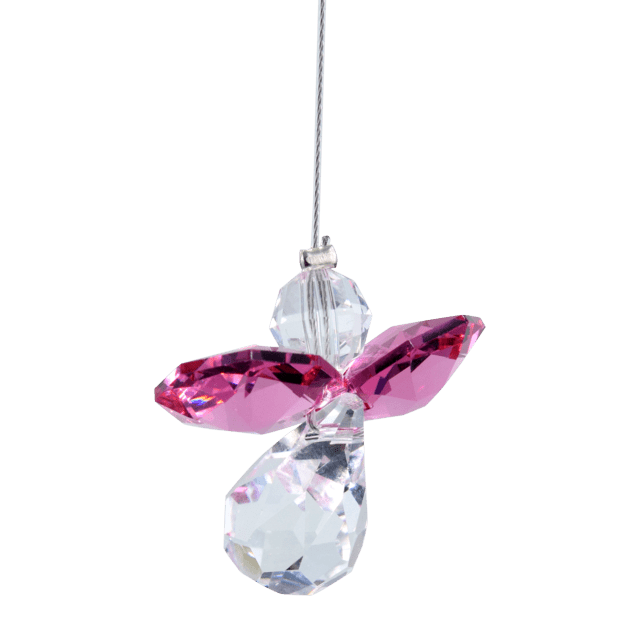 Wild Things Angel CLASSIC CRYSTAL GUARDIAN ANGEL DEEP ROSE 5080 DR
