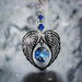 Wild Things Hanging Crystal December Angel Wing Heart Rainbow Maker Hanging Decoration with Swarovski® Crystal 5200-BZ