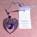 Wild Things Hanging Crystal February Angel Wing Heart Rainbow Maker Hanging Decoration with Swarovski® Crystal 5200-AT