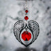 Wild Things Hanging Crystal January Angel Wing Heart Rainbow Maker Hanging Decoration with Swarovski® Crystal 5200-GT