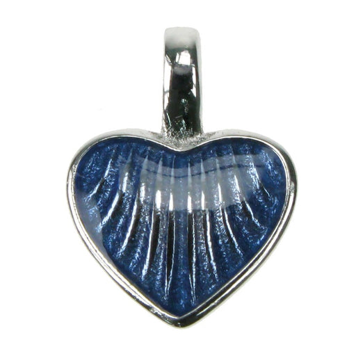 Zilver Designs Jewellery Blue Enamel Heart Pendant SP4158