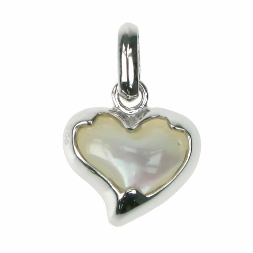 Zilver Designs Jewellery Mother Of Pearl Heart Pendant SP4143