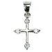 Zilver Designs Necklaces Silver Cross Cubic Zirconia Pendant SP1657