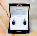 Zilver Designs Silver Jewellery Amethyst Free Form Wire Wrap Solid 925 Sterling Silver Hook Earrings E4470
