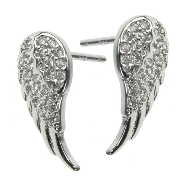 Zilver Designs Silver Jewellery Angel Wing Studs SE4581