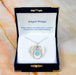 Zilver Designs Silver Jewellery Angel Wing with Blue Opal Solid 925 Sterling Silver Pendant SP4264