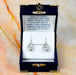 Zilver Designs Silver Jewellery Blue Topaz Open Drop Solid 925 Sterling Silver Hook Earrings SE4467