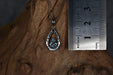 Zilver Designs Silver Jewellery Blue Topaz Open Drop Solid 925 Sterling Silver Pendant SP4464
