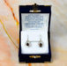 Zilver Designs Silver Jewellery Garnet Open Drop Solid 925 Sterling Silver Hook Earrings SE4466