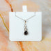 Zilver Designs Silver Jewellery Garnet Pear Facet Solid 925 Sterling Silver Pendant SP4137