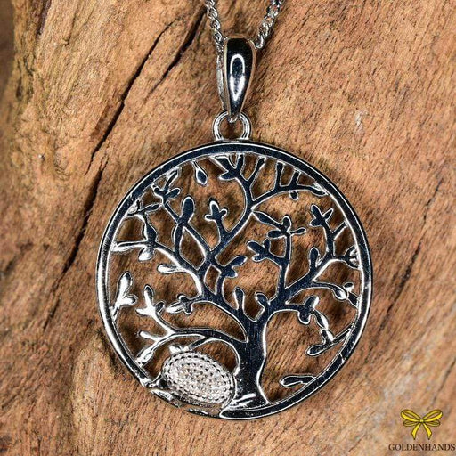 Zilver Designs Silver Jewellery Hedge Hog Tree Of Life Solid 925 Sterling Silver Pendant SP4431