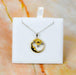 Zilver Designs Silver Jewellery Moon and Stars 18 Karat Gold Plated Solid 925 Sterling Silver Pendant SP4415