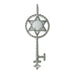 Zilver Designs Silver Jewellery Snow Opal Key Pendant SP4572
