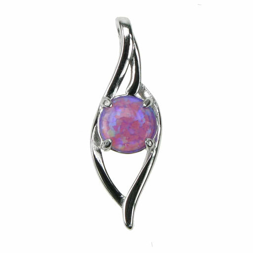 Zilver Designs Silver Jewellery SP4437 LAVENDER OPAL WAVE PENDANT SP4437