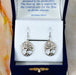 Zilver Designs Silver Jewellery Tree Of Life Oval Solid 925 Sterling Silver Hook Earrings SE4435