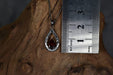 Zilver Designs Sliver Jewellery Garnet Open Drop Pendant SP4463