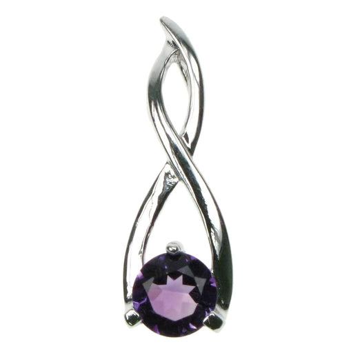 Zilver Designs ZILVER JEWELLERY Amethyst Twist Style Pendant SP2220