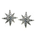 Zilver Designs ZILVER JEWELLERY Crystal Cubic Zirconia Star Stud Earrings SE4457