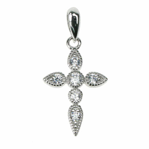 Zilver Designs ZILVER JEWELLERY CZ Heritage Cross Pendant SP4259