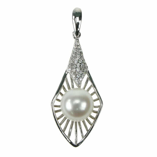 Zilver Designs ZILVER JEWELLERY Pearl Sun with CZ Pendant SP4329