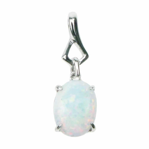 Zilver Designs ZILVER JEWELLERY Snow Opal Oval Pendant SP2263